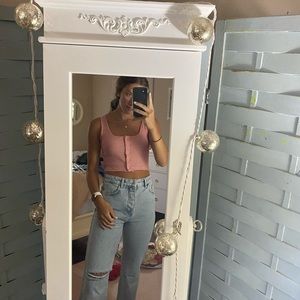 PacSun button down crop